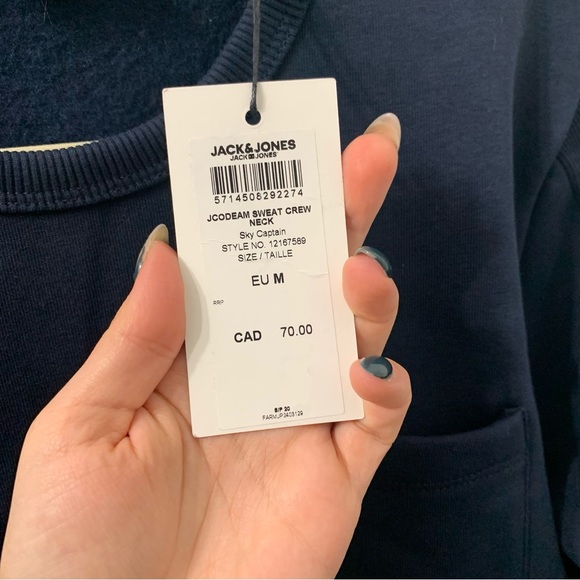 JACK&JONES Sweatshirt Crew Neck NWT - Picture 2 of 8